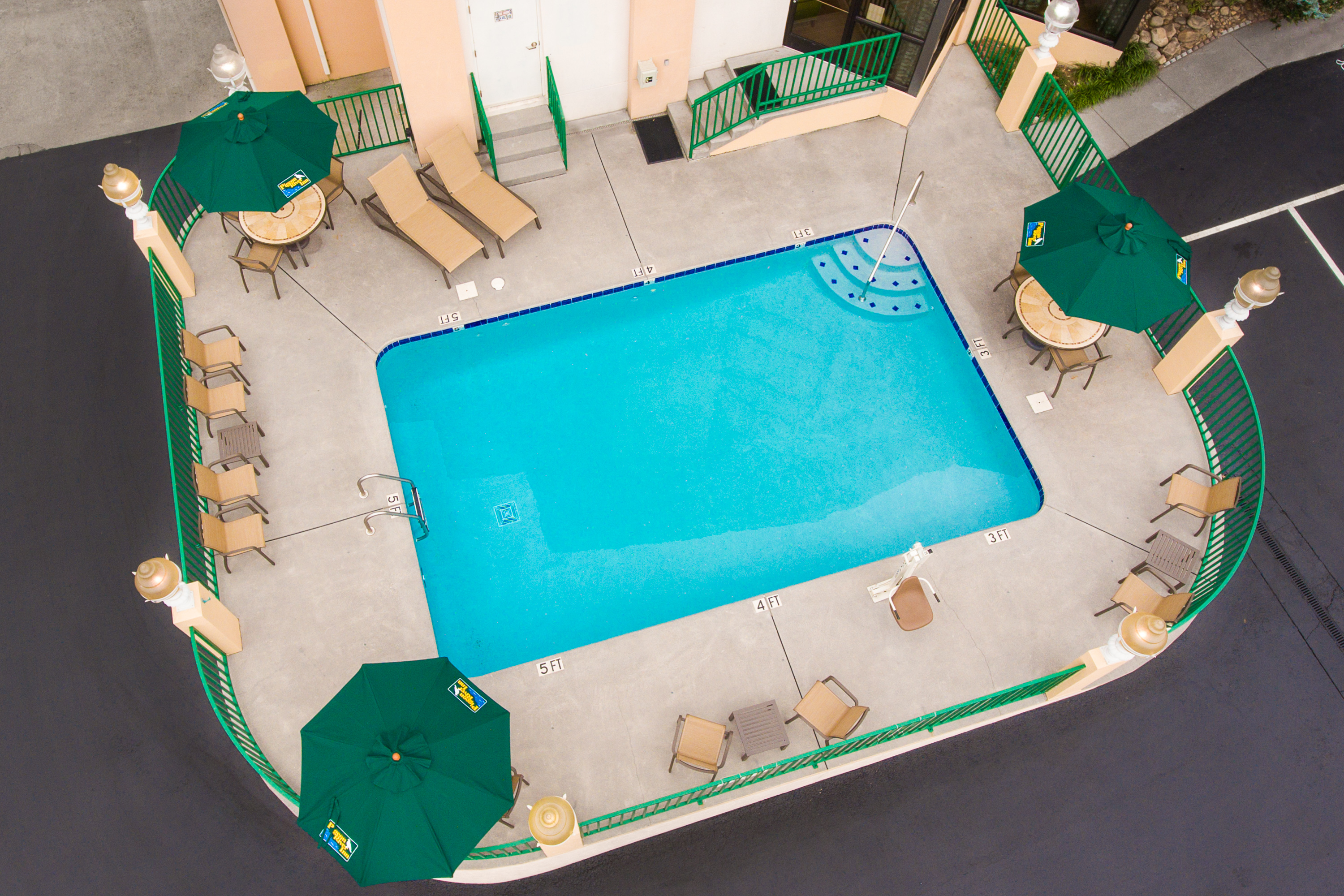 Seasonal outdoor pool